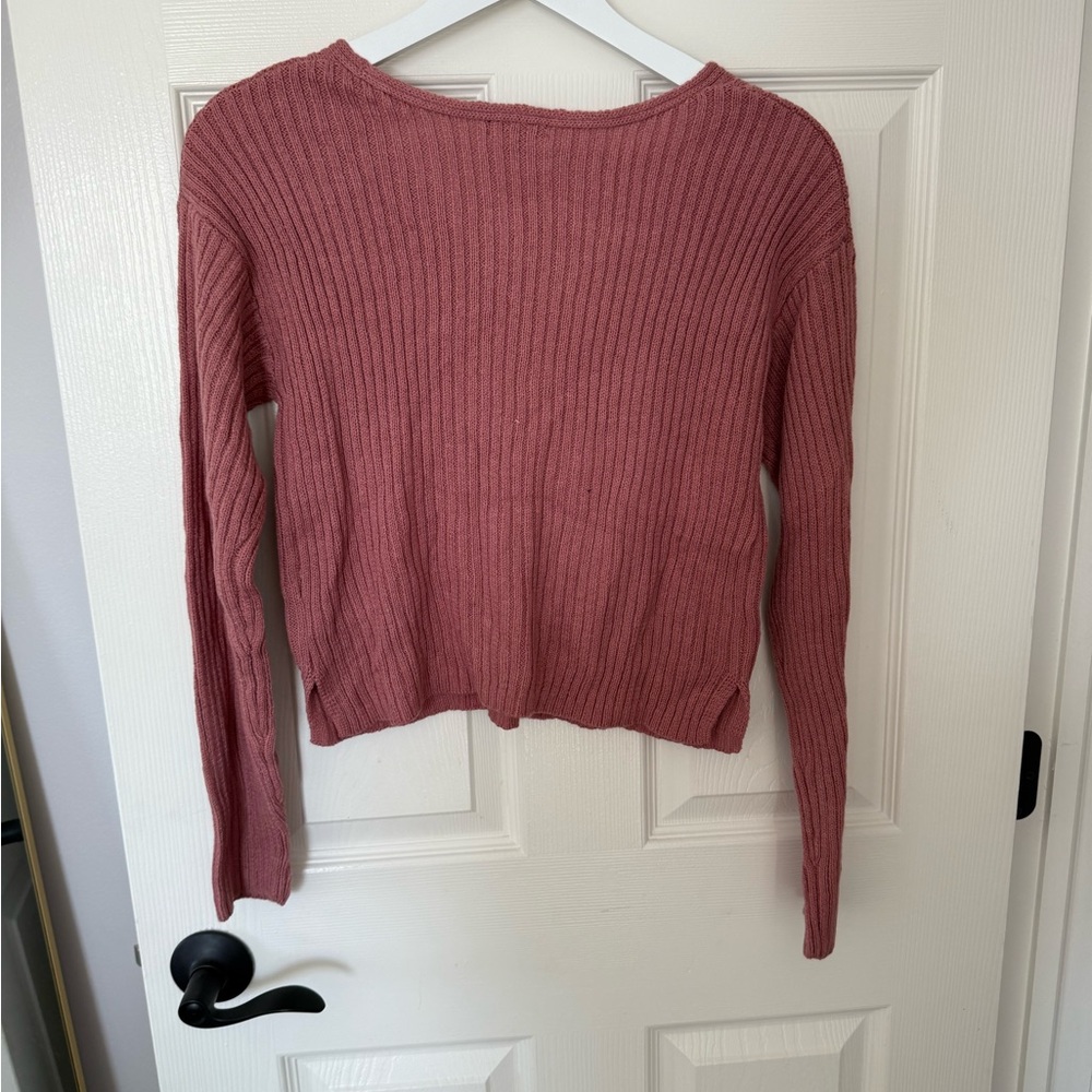 Wild Fable Ribbed Knit Sweater in Pink - Picture 3 of 3